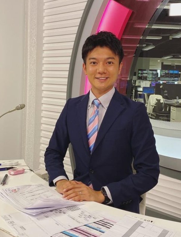 中京テレビのアナウンサー、上山元気アナ