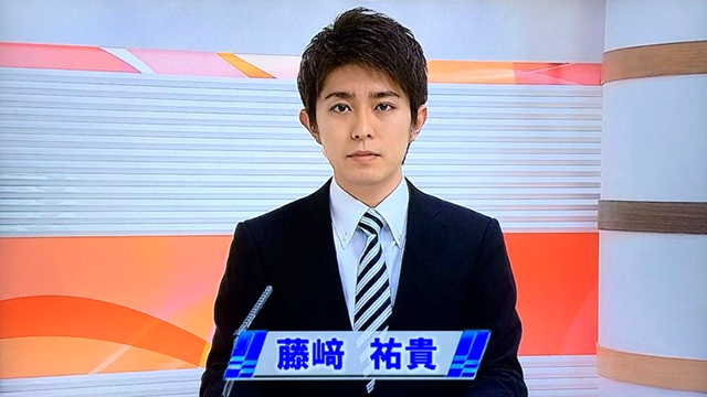 UMKテレビ宮崎のアナウンサー、藤﨑祐貴アナ