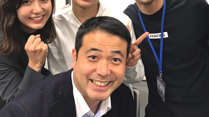 吉野真治アナの笑顔