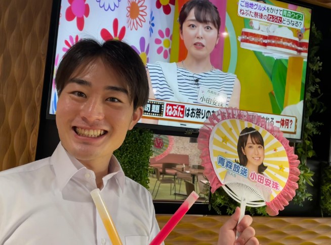 RAB青森放送のアナウンサー、板橋優磨アナ