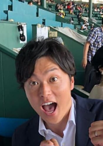 MBS毎日放送の男性アナウンサー、金山泉(かなやまいずみ)アナ。
