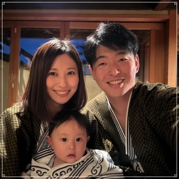 家族旅行中の大瀬良大地