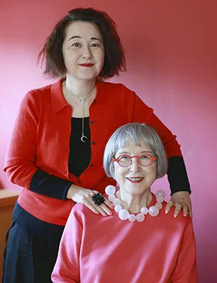 角野栄子さんと娘のくぼしまりおさん
