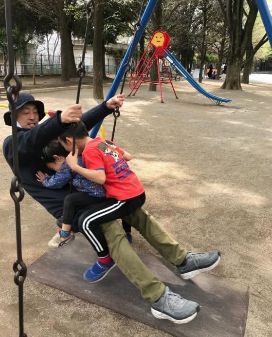 北村有起哉さん父と子2
